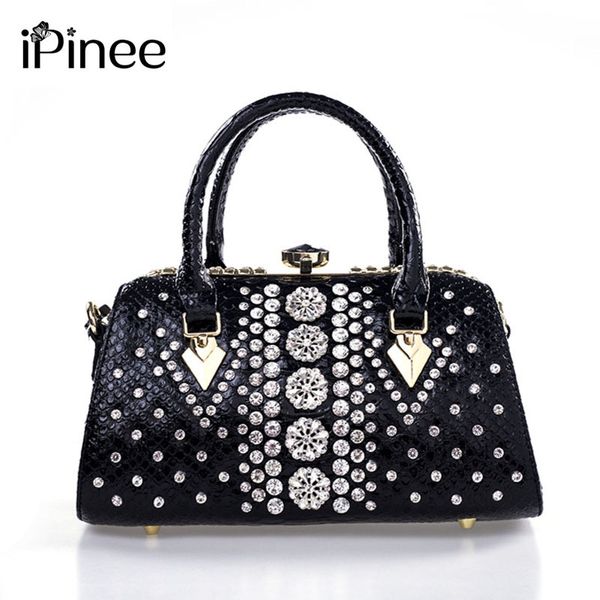 

ipinee luxury handbag for women designer women's diamond crossbody bag leather ladies tote bolsa feminina sac c0121