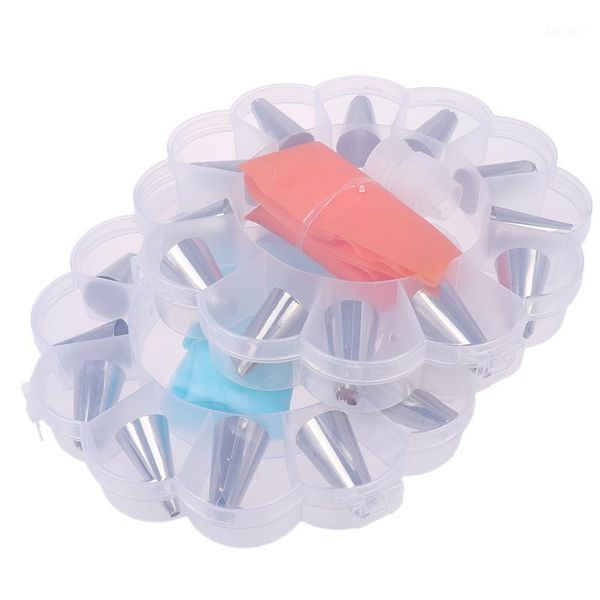 

14pcs cake decorating tools pipe icing nozzles baking supplies stainless steel dessert decoration kitchen accessories1