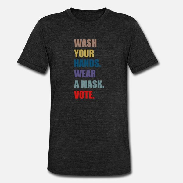 

wash your hands wear a mask vote designers graphic t shirt retro slim fit tracksuit hoodie sweatshirt