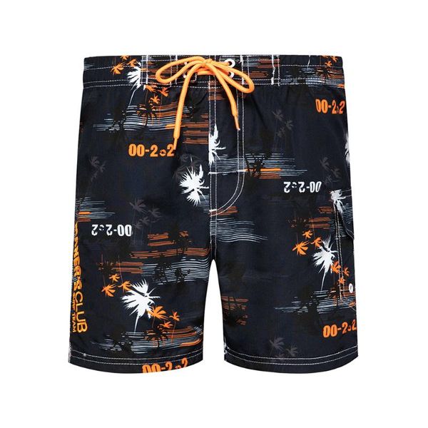 

men's shorts 2021 summer mens beach pants casual leisure beachwear man floral print male us/euro size pour hommes, White;black