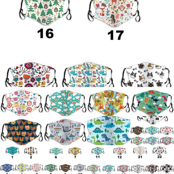 

print breathable foldable mouth reusable sunscreen masks face with filter housekeeping designer mask 4 nykps