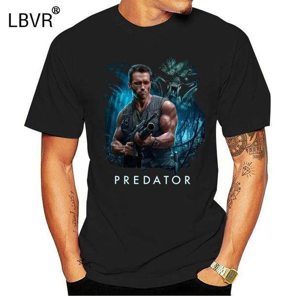 

predator movie poster ver. 2 arnold schwarzenegger t-shirt (black) s-5xl sport hooded sweatshirt hoodie
