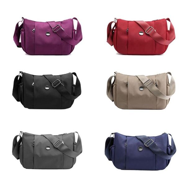 

nylon casual messenger bags women pure selling personality portable soft surface large capacity shoulder handbag