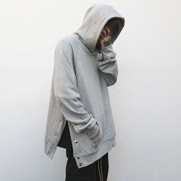 

custom street wear made men plain stock drop shipping snap hoodie