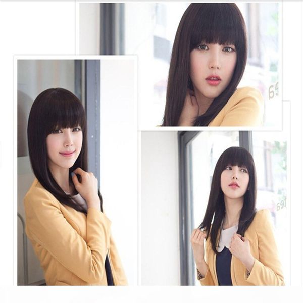 

full lace human wig virgin hair wig is full of my shoes and basis of brazil 5.5 x 5.5 silk baby hair wigs higher cordon senior silk lace wig, Black;brown