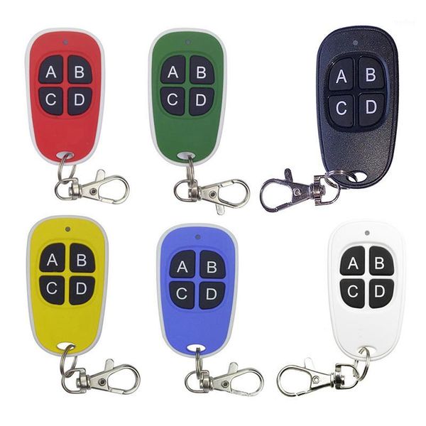 

remote controlers cloning control electric copy controller mini wireless transmitter switch 4 buttons car key fob 433mhz1