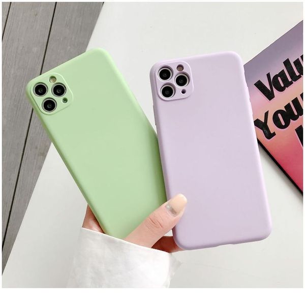 

case for iphone 11 pro x xr xs max 7 8 6 6s plus se2 liquid sile skin feel soft camera pr wmtqsk