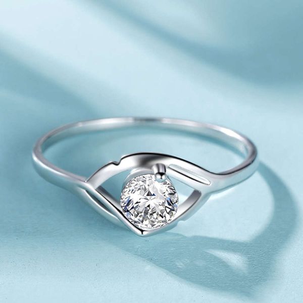 

luxurys designers fashion jz285 net red simple 40 point index finger ring female personality fashion japanese korean trendsetter ring, Silver