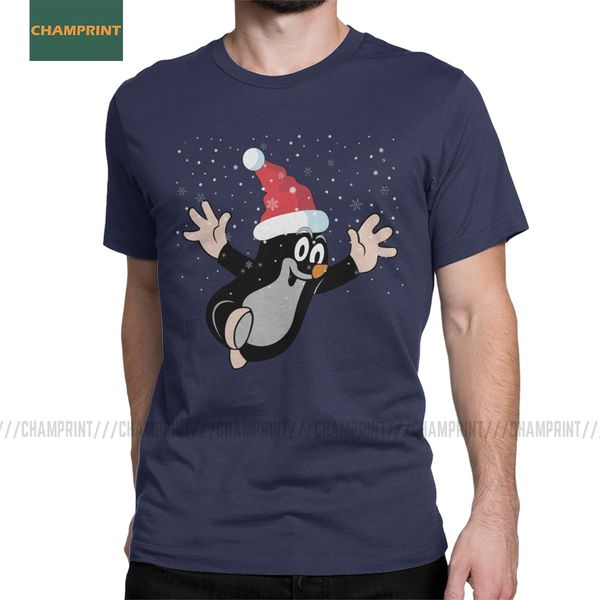 

men merry christmas mole short sleeve krtek little maulwurf cute cartoon round collar sport hooded sweatshirt hoodie men t shirt