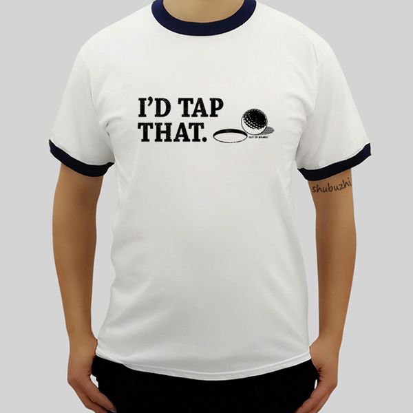 

sport i'd tap that golf t-shirt - funny golf golfing fashion tee shubuzhi summer fashion brand tees euro size ringer