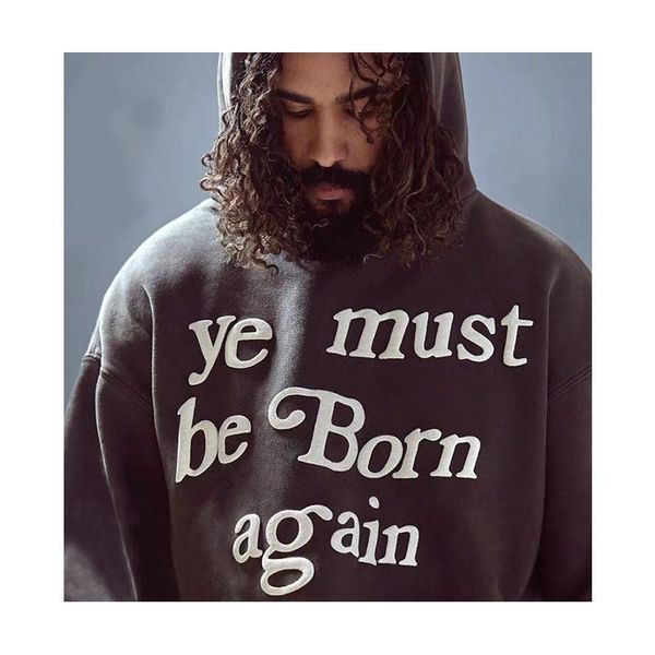 

2020 rebirth cpfm kanye loose fog street jerry autumn and winter sweater hoodie, Black