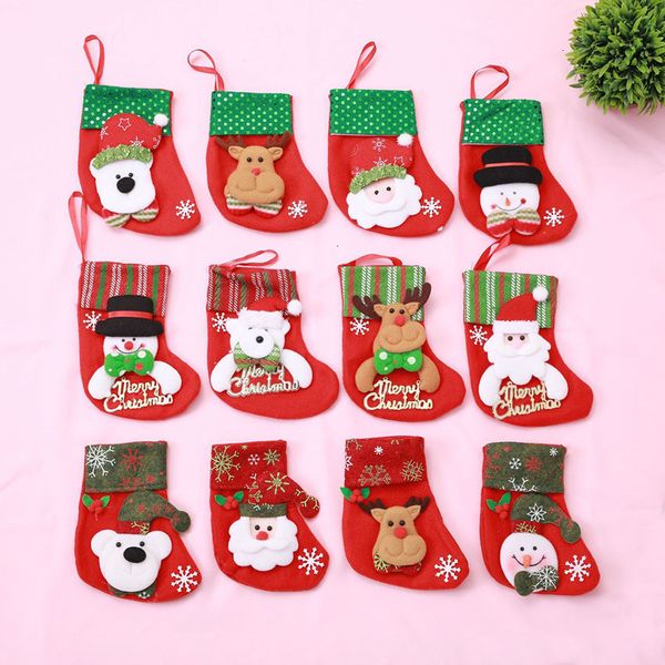 

christmas decorations tree hanging stocking ornament gift bag santa socks sacks decoration ornaments dhd314 tryu