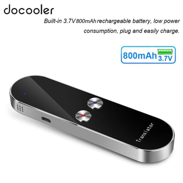 

smart translator docooler k8 voice portable 68 languages bt real time translating for travel business lecture