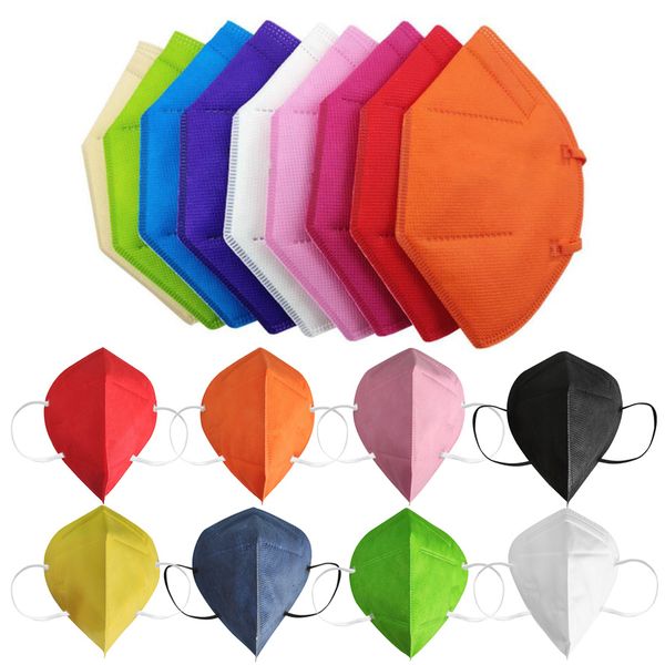 

new kn95 masks face mask ffp2 factory 95% filter disposable masks non-woven dustproof respirator fabric protective facemask wholesale