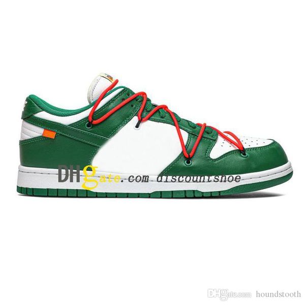 

white x low pine green basketball shoes off mens womens sneakers ct0856 100