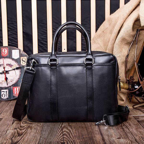 

new business with the in leather fashion youth one inclined shoulder han edition men briefcase office bag