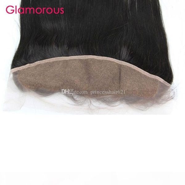 

glamorous human hair lace frontals natural black straight hair lace frontal closures brazilian peruvian indian malaysian virgin hair frontal, Black;brown