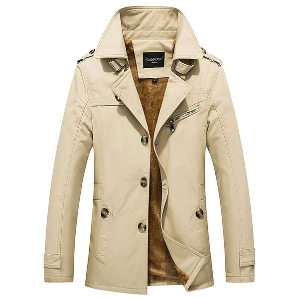 

thickened lapel plush cotton padded casual autumn and winter large men's jacket fashion warm coat, Black;brown