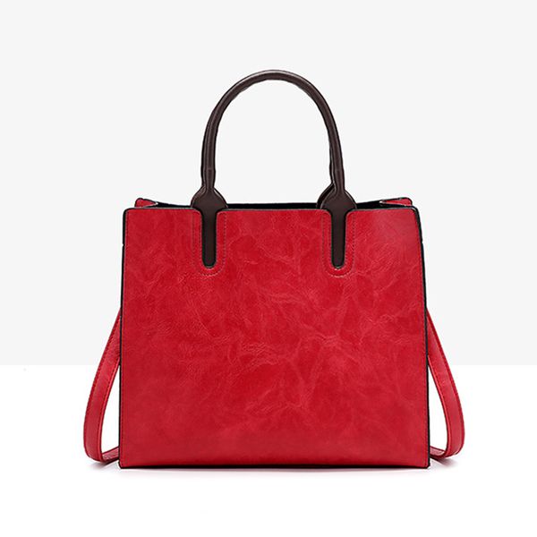 

women pu leather handbag large capacity casual tote shoulder bags new