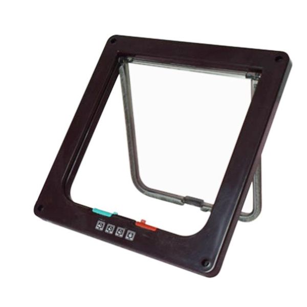 

pet cat dog gate lockable safe flap door pet product cat toy stable cat doors convenient pet intellectual passage doors 40 p1 wmtsap