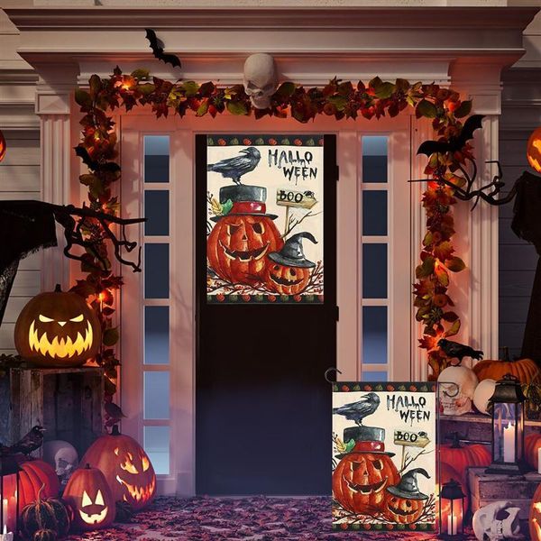 

1 шт. хэллоуин садовый флаг декоративные смешные шикарные садовые флаги для лужайки на открытом воздухе снаружи 1 шт. хэллоуин bbylut bwkf