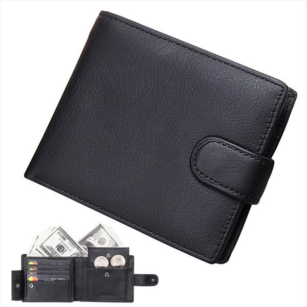 

mens wallet из натуральной кожи кошельки мужчины краткий дизайн бизнес тонкий кредит засов кошелек сцепления с монет карманном мужской, Red;black