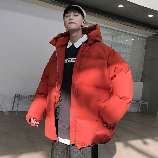 

autumn 2021 and winter new bread cotton printed letter thick jacket padded men's clothes chartered black fz2z