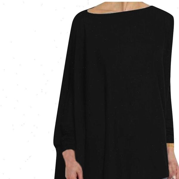 

womens blouses solid color autumn long sleeve irregular loose ladies comfortable girl elegant shirt, White