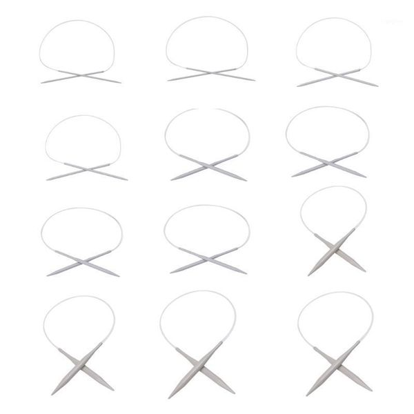 

aluminum circular knitting needles 40cm/15.75\" all size 77ud1, Black