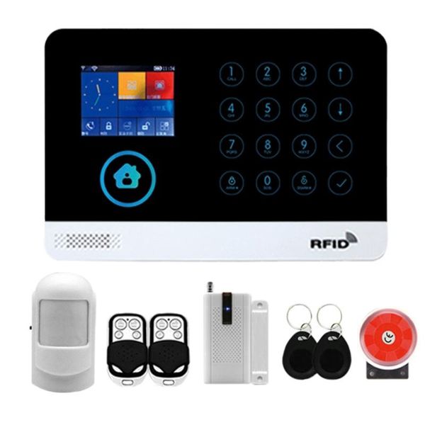 

alarm systems gsm+wifi wireless system anti-theft home security eu plug