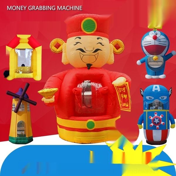 

bdylb inflatable advertising opening machine grabbing ceremony inflatableprop inflation in god of wealth lucky draw props money activities c
