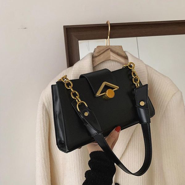 

cross body women latest style 2021pu leather shoulder bags springtime fashion messenger bag chains easy matching high capacity totes
