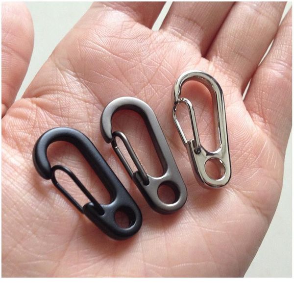 

50pcs mini carabiner keychain key ring clips snap hook carabiner climbing camping hanging buckles outdoor hiking spri qylaum