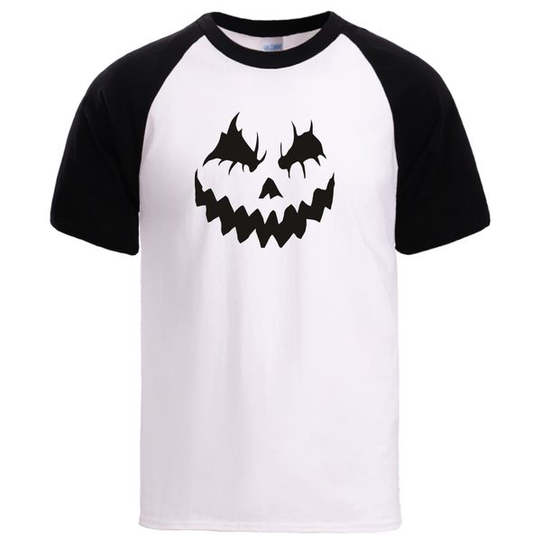 

halloween pumpkin summer loose short sleeve raglan sportswear new arrival male black gray tee sport hooded sweatshirt hoodie men t shirt