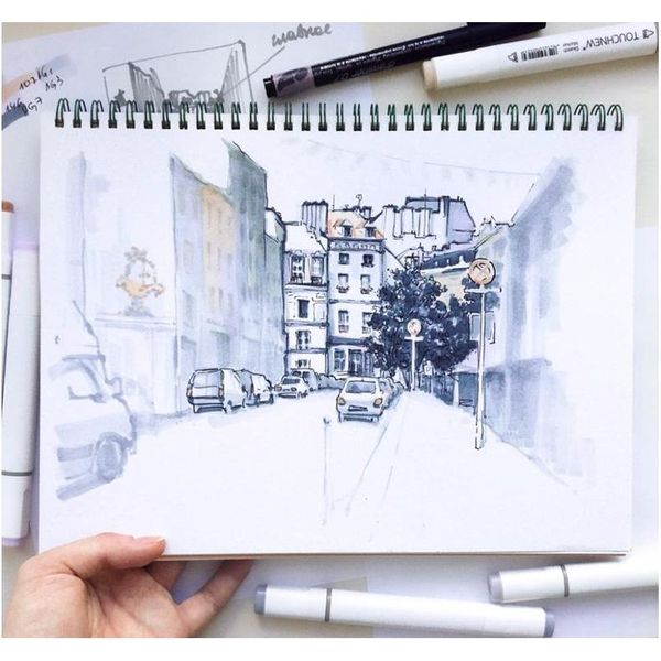 

touchfive 80 color dual headed art markers set artist sketch oily alcohol based markers for animation manga wmtljb toys2010