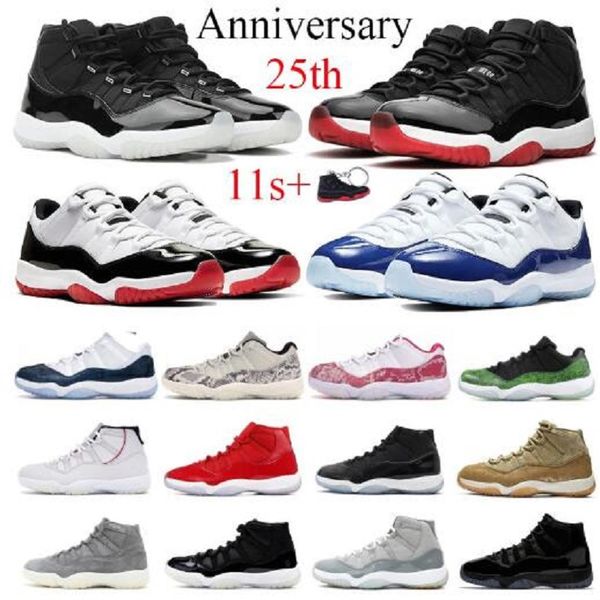 

shoes basketball men jumpman 11 11s 25th anniversary low white concord 45 bred mens basketball shoes xi women sports sneakers shoes 36-47
