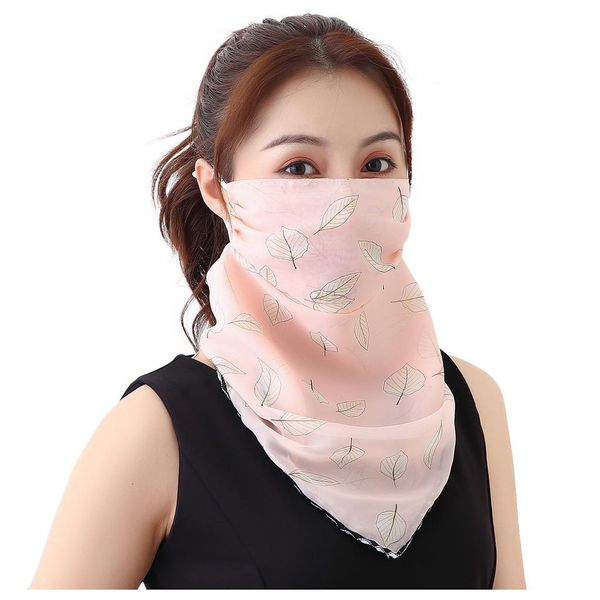 

езда печати обручи шифоновых открытого горлового кольцо 3g маска маска шарфы вс цветочного шарф защита женщины mouth лицо белый wmtiox xhhai