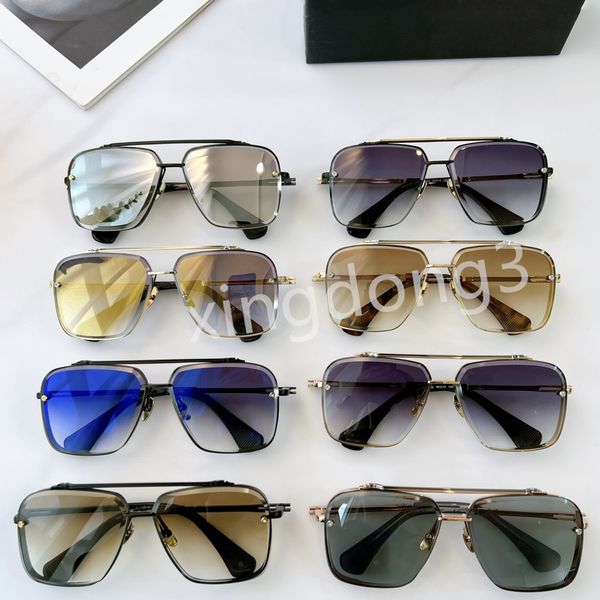 

22ss sun glasses designer sunglasses fashion luxury for men women drive travel metal anti-ultraviolet uv400 vintage style square frame with, White;black