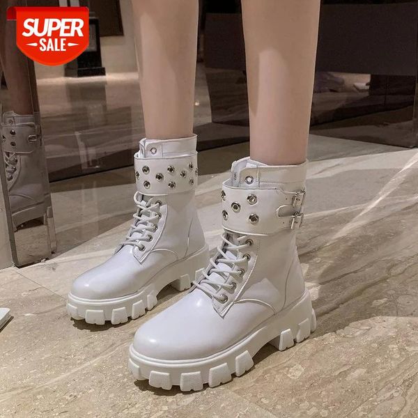 

2020 new wedges women boots fashion ankle boots winter warm comfortable lace-up women's platform shoes botas mujer pu #um15, Black