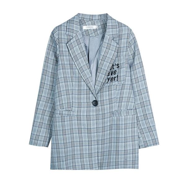 

women's jackets fashion double breasted pocket long sleeve female coat casaco femme blazer fenimino vintage women patchwork plaid tweed, Black;brown