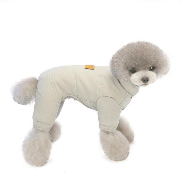 

dog apparel winter casual pet clothes warm coat jacket four legs jumpsuit puppy clothing small dogs costume outfit
