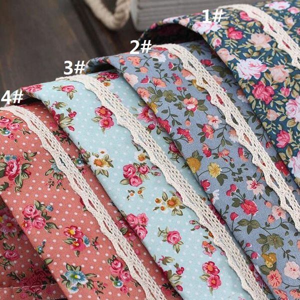 

a4 cute korean style file little flowers fabric folder document filing bag school office supply storage bag 45