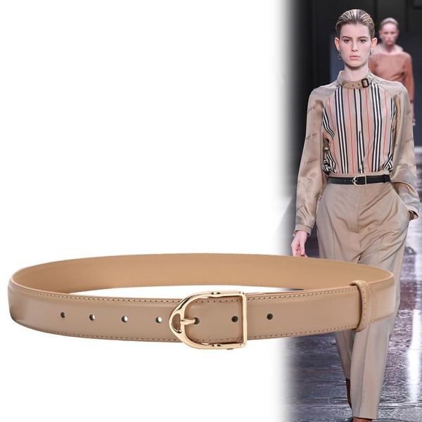 

women belts genuine leather alloy gold pin buckle belt new leisure jeans casual dress decorate cowskin strap waistbands girl, Black;brown