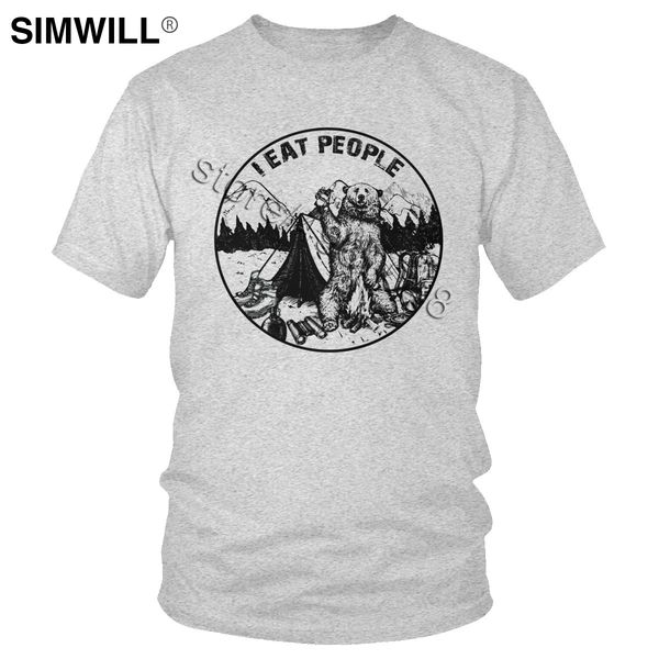 

male i hate people i eat people personality camping hiking short sleeve leisure tshirt awesome tee hooded sweatshirt hoodie men t shirt