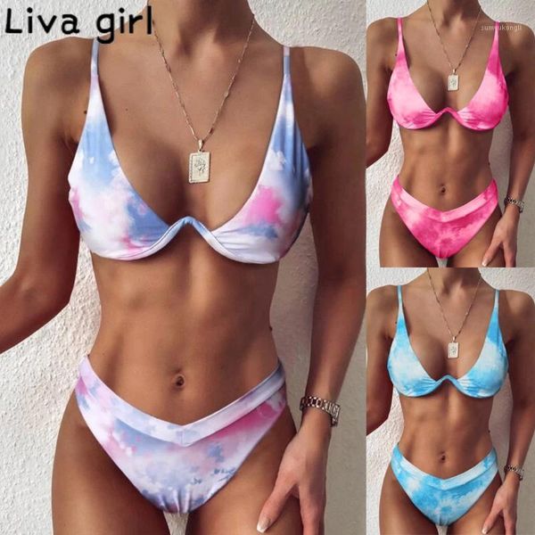 

bikinis set liva girl plus size bikini push up padded swimsuit halter bandeau summer monokini bathing suit brazilian biquini1
