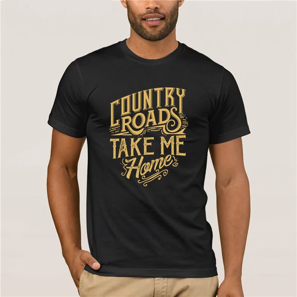 

100% cotton 2019 men shirt mens short sleeve country roads take me home fashion summer mens t shirt sport hooded sweatshirt hoodie