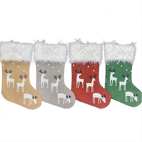 

decorative socking socks elk snowflake gift bag for children xmas bags christmas decorations iia458