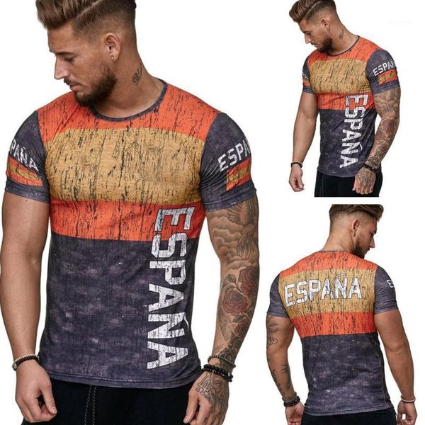 

2020 summer russian flag men's casual fashion t-shirt round neck cool and lightweight man's t-shirt dropshipping1, Black;blue