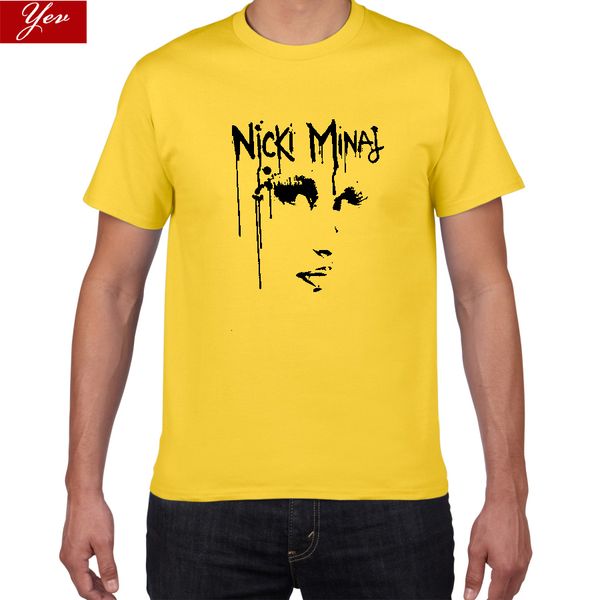 

sport new nicki minaj hip-hop tshirt men clothing r&b singer 100% cotton t-shirt mens plus size dance-pop street wear men tees