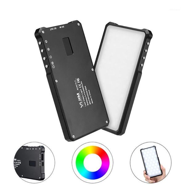 

flash heads rgb led video studio selfie light pography fill 3000k-6500k cri95+dimmable 6 lighting effect modes built-in battery1